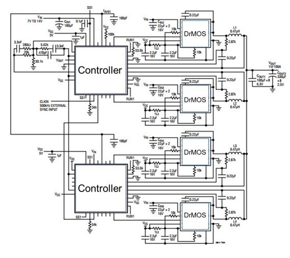 经典Controller+DrMOS模型